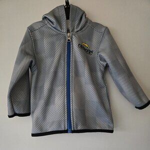 Los Angeles Chargers NFL Officially Licensed Hoodie Jacket Size 18 months